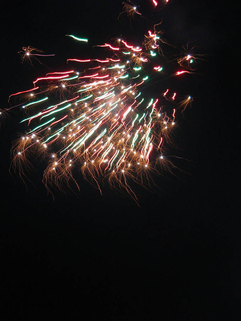 NYE Beach Fireworks