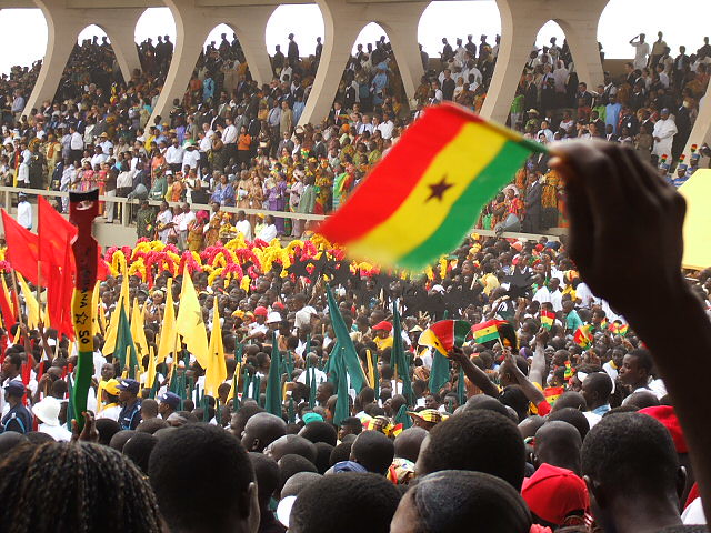 Ghana's 50th Independence Anniversary national parade. (Golden Jubilee)