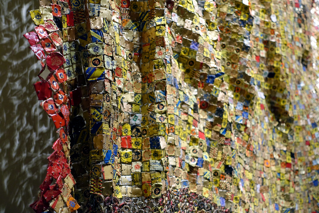 El Anatsui creates gigantic artworks from recycled materials - why the world fell in love with him
