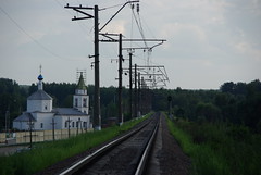 Kolychevo stop at Zilevo - Viskresensk railway