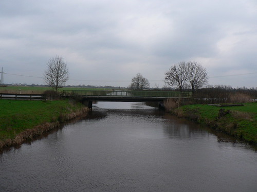 fishing ditch riverems eastfrisia drainagecanal sieltief terburg