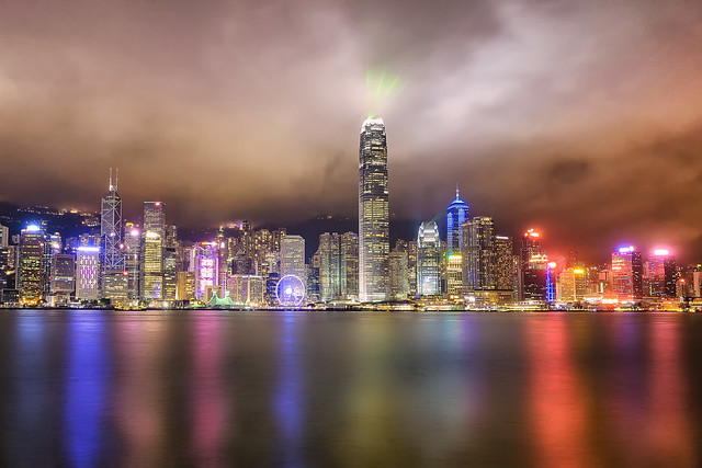 Stormy Hong Kong Night
