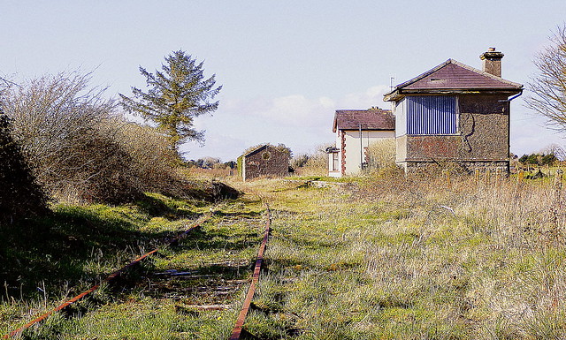 Disused railway station, Milltown, Co Galway