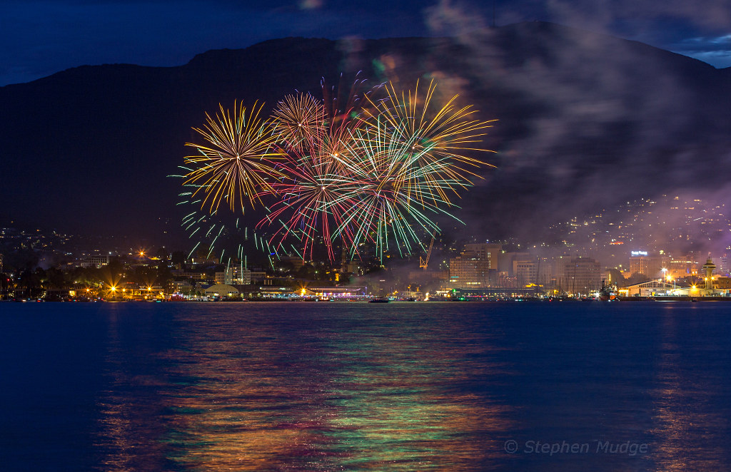 NYE Fireworks in Hobart 3