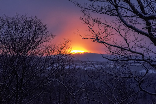 winter sunrise muskoka huntsvilleontario d810