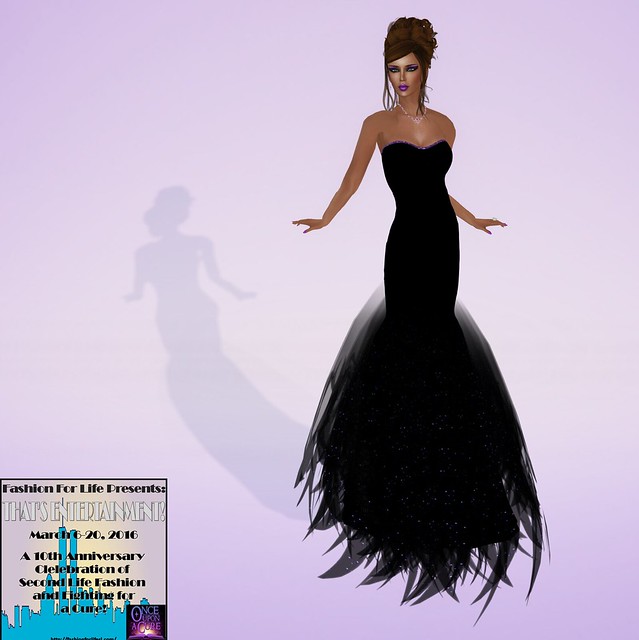 Fashion For Life - Pink Ice Boutique - Nadine Gown - Black