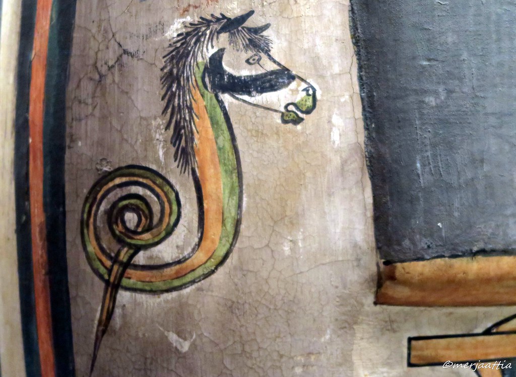 Seahorse on the coffin of Ameneminet (Imeneminet)