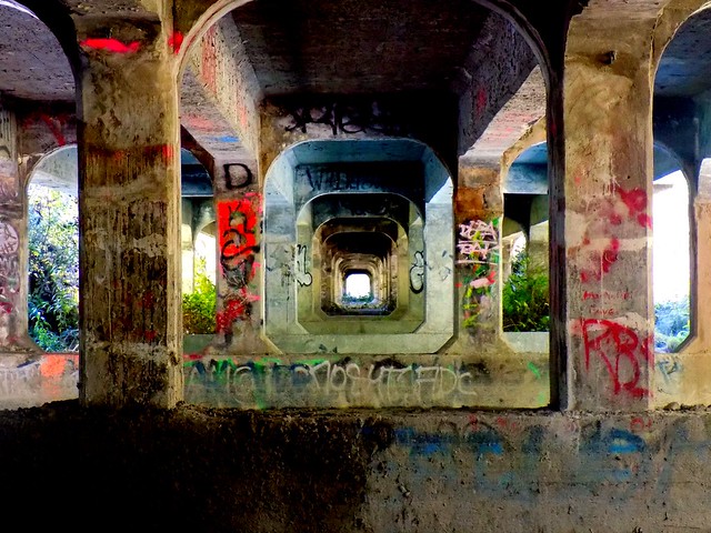 Tunnel vision under the over bridge