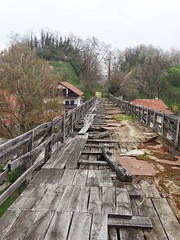 Remains of  old transportation system of brick factory 'Ciglane Zagreb'