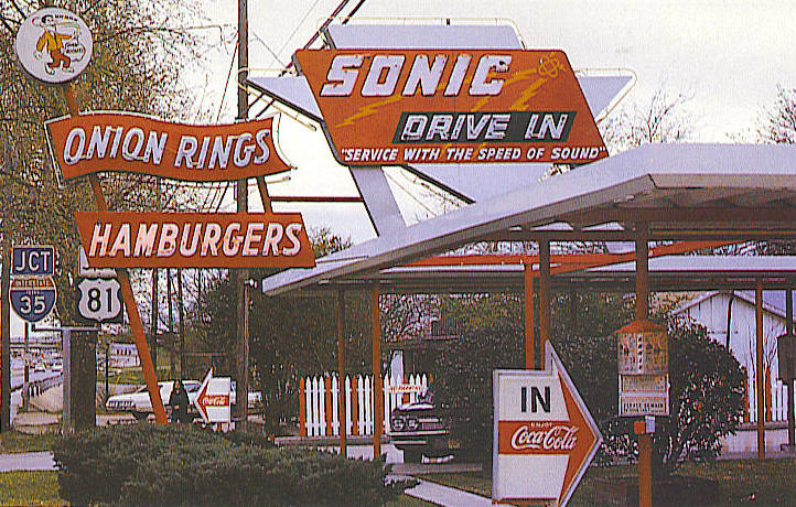 Sonic Drive-In, Texas, 1970s