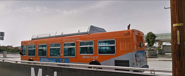 LACMTA Metro Local New Flyer C-40LF #5307(Before it got retanked or retired)