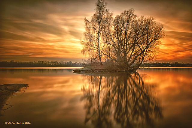 Sunset glory Lake Wissel