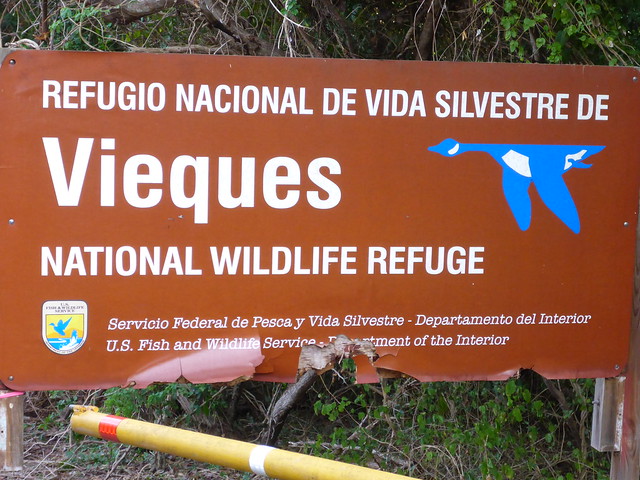 Vieques National Wildlife Refuge Sign