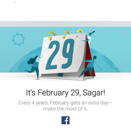 Samy Says: Happy Leap Day! #leapday #leapyear #february #29feb #february29 #february2016 #2016 #samysays #followme #instamood #instagood #instafollow #instaeffects #instalike #instafashion #instafamous #instafame #glamour #style #fashionblogger #media #pa | by Sagar Samy