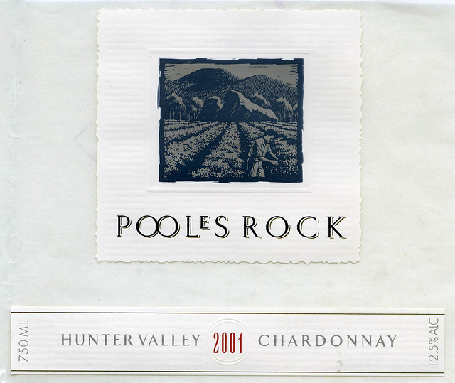 Pooles Rock Wines label (2001)