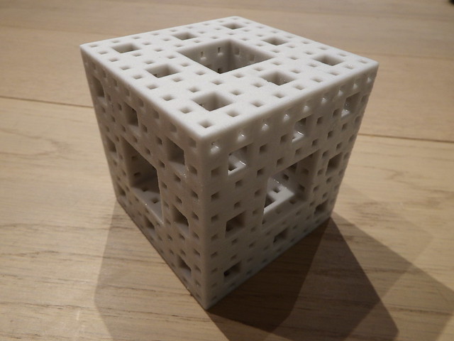 3D Printed Menger Sponge