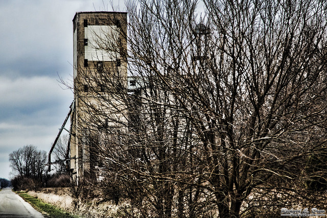 Abandoned Grain Silo Complex - Feed - Granery - Indiana -