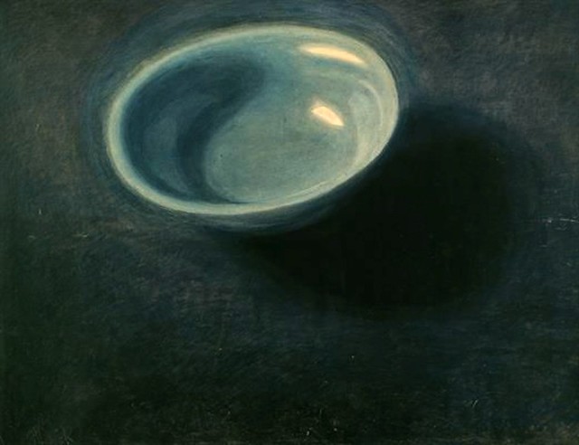 Léon Spilliaert, De blauwe teil (1906)
