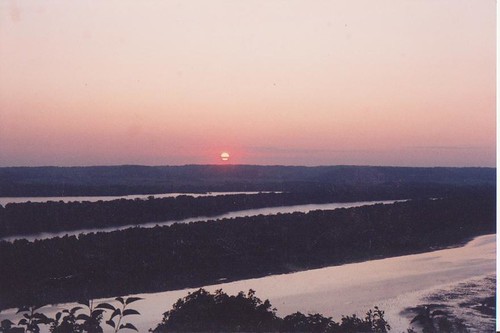 sunset illinois grafton riverroad illinoisriver peremarquettestatepark