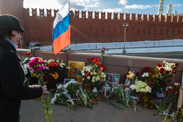 Anniversary of murder of the oppositional politician Boris Nemtsov.
