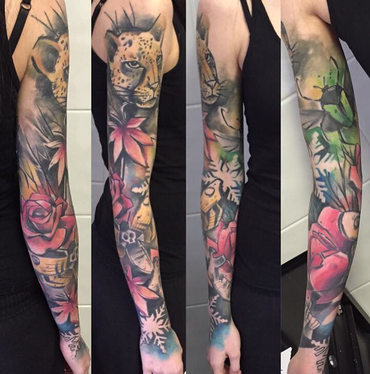 Anime Tattoo Sleeve Ideas and Examples | Freehand