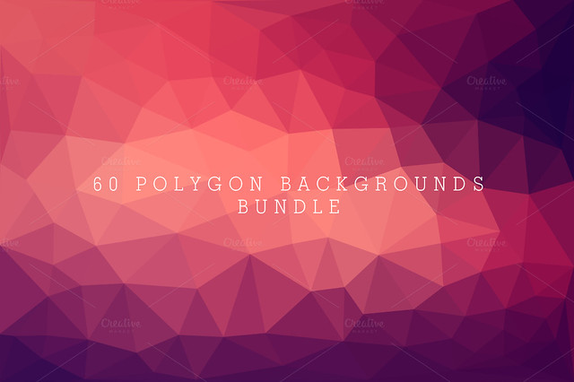 [80% OFF] 60 Polygon Textures (EPS)