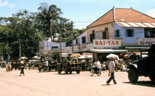 Downtown Vung Tau 1968 - Photo by Peter Edwards