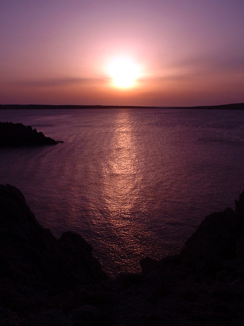 Sunset in Menorca (Spain)