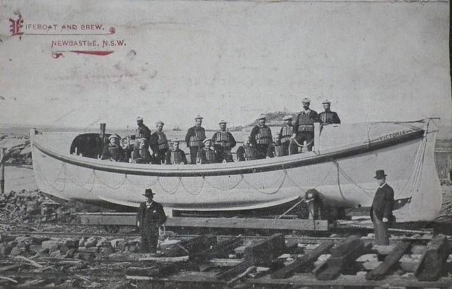 Lifeboat and Crew, Newcastle, N.S.W. - 1904