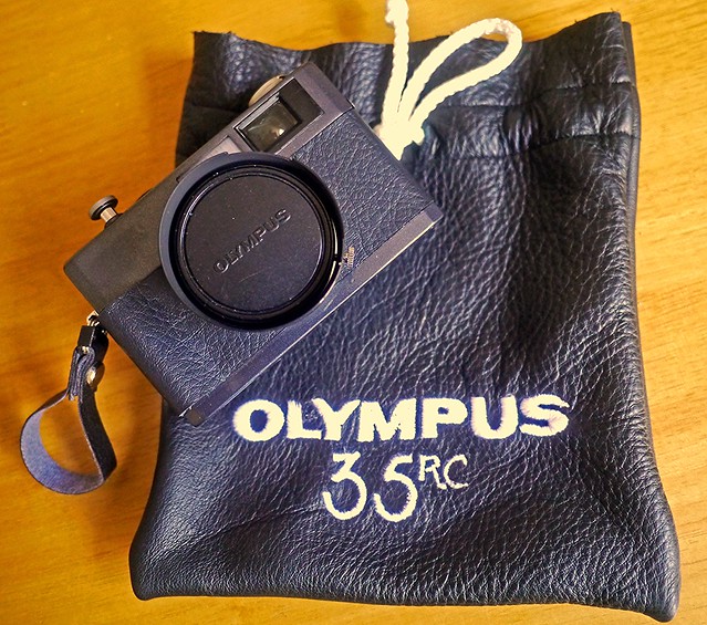 Customised Olympus 35RC front view.