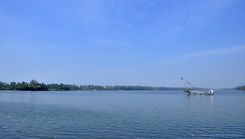 cherai kochi cochin backwaters nature chinesefishingnet beauty sky kerala india nikond90
