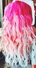 Long Faded Pink Long Hair by Posh & Pink