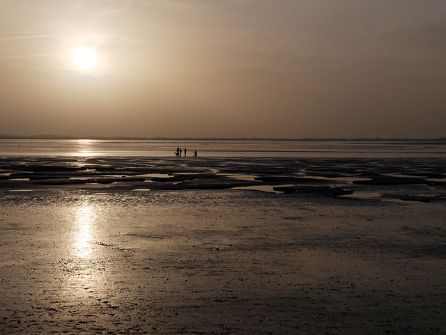 Sunset on the Baie de Somme
