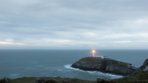 uk longexposure sunset lighthouse seascape motion wales clouds landscape waves widescreen horizon le oru 169 cloudscape anglesey holyhead southstack hss 2016 sliderssunday