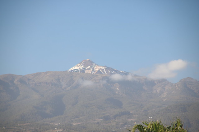 El pico del Teide desde San Miguel de Abona