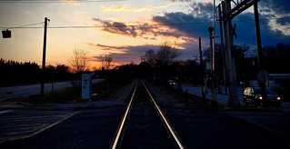 65/365 - Sunset at the End of the Tracks