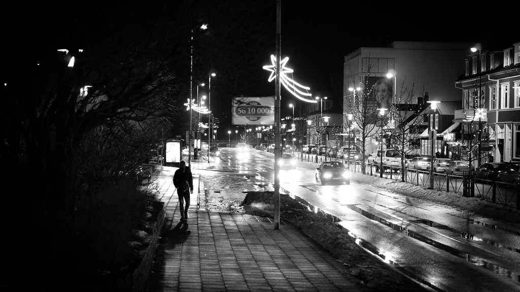 Reykjavik - Iceland - Black and white street photography