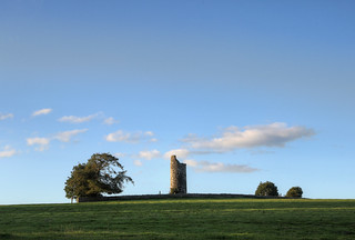 Old Kilcullen Round Tower on the hill