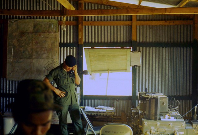 Vietnam 1969 - Photo by Bernie - Working hootch at Bien Hoa.