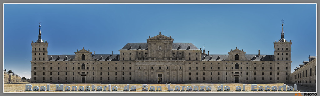 117 capturas. Real Monasterio de San Lorenzo de el Escorial. Fachada Oeste
