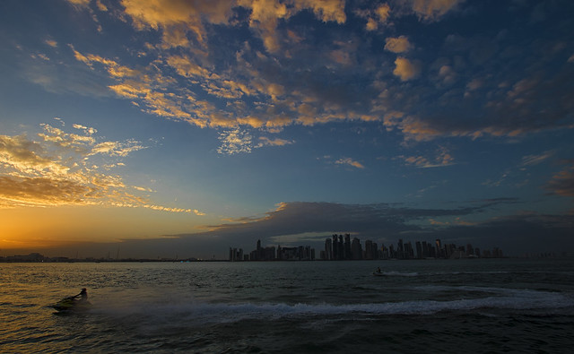 A Beautiful Sunset - Doha Cornich