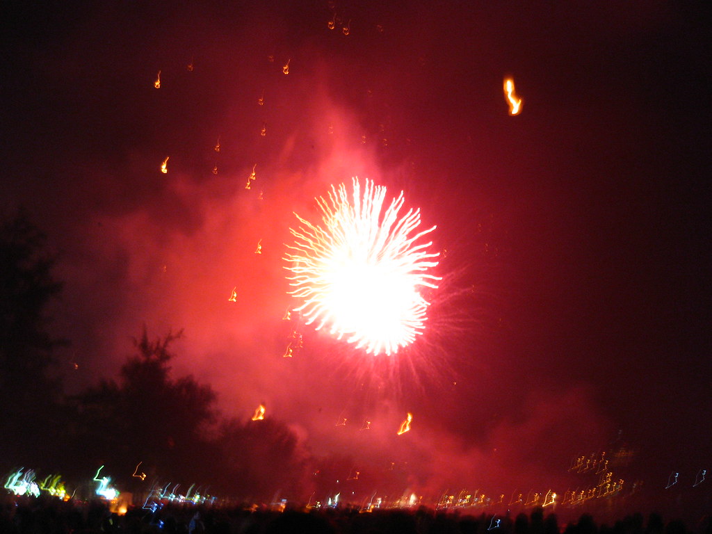 NYE Beach Fireworks