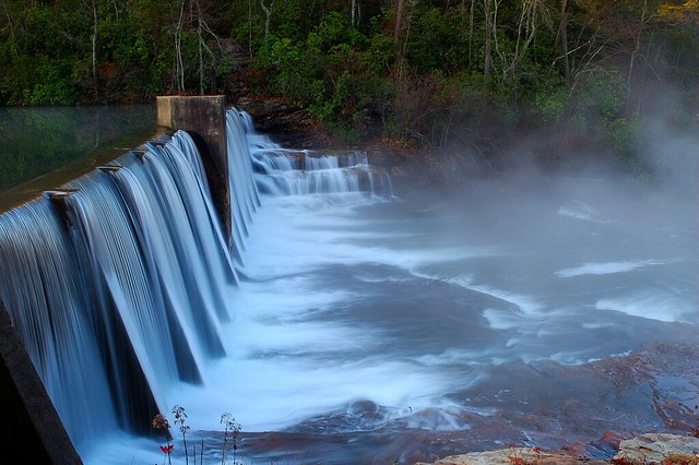 Dam at DeSoto Falls.