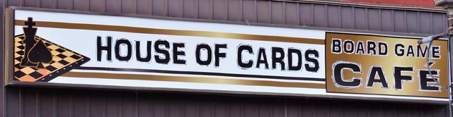 House of Cards Board Game Café