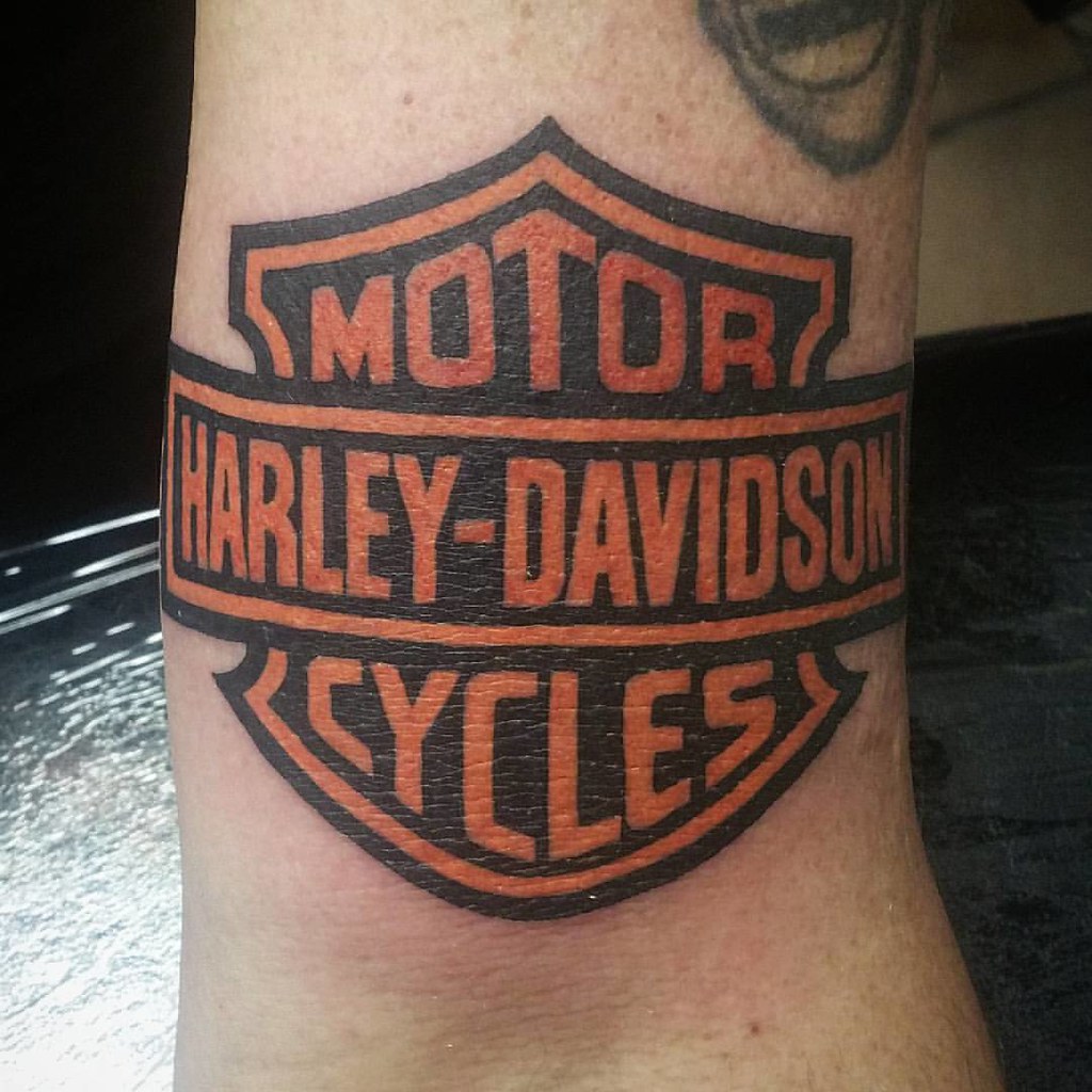 Harley Bar And Shield Tattoo | escapeauthority.com