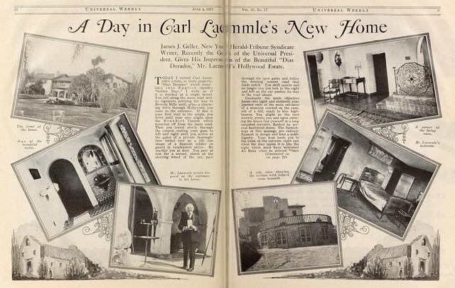 Carl Laemmle Home 1927