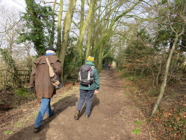 UK - Hertfordshire - Near Tring - Walking along Ridgeway