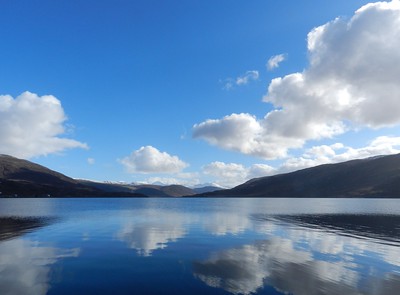 Cloud Reflections, Loch Broom, Ullapool, March 2016, Explored