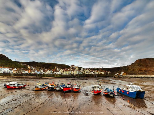 sea sky beach clouds landscape boats coast yorkshire northyorkmoors staithes landscapephotography