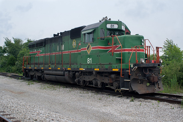 Indiana Southern Railroad; IMRR 81 (EMD SD20) Switz City, Indiana